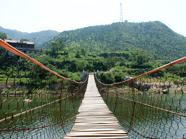 木質吊橋